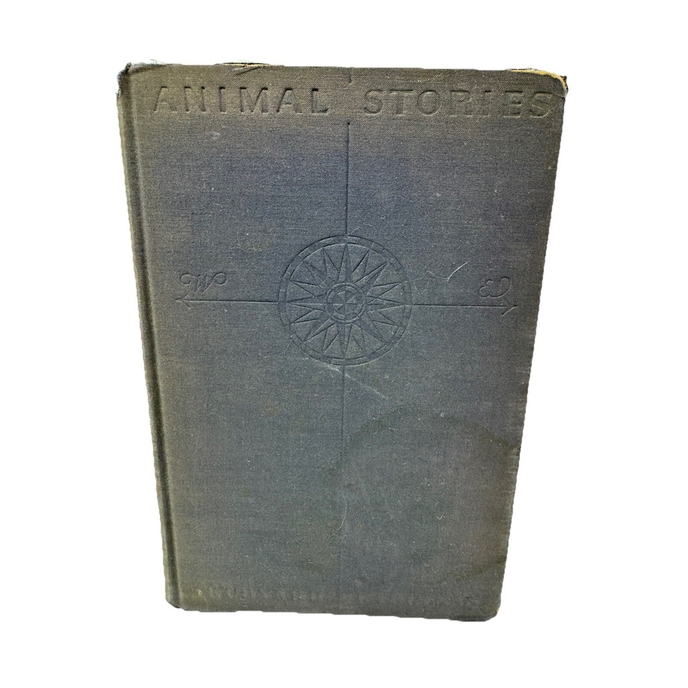 Rudyard Kipling Animal Stories Vintage Blue Cloth Hardcover Antique Book